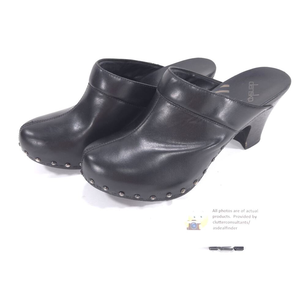 Dansko Casual Slip On Heel Mule Clog Shoe Womens Size 12 42 1305020200 Black
